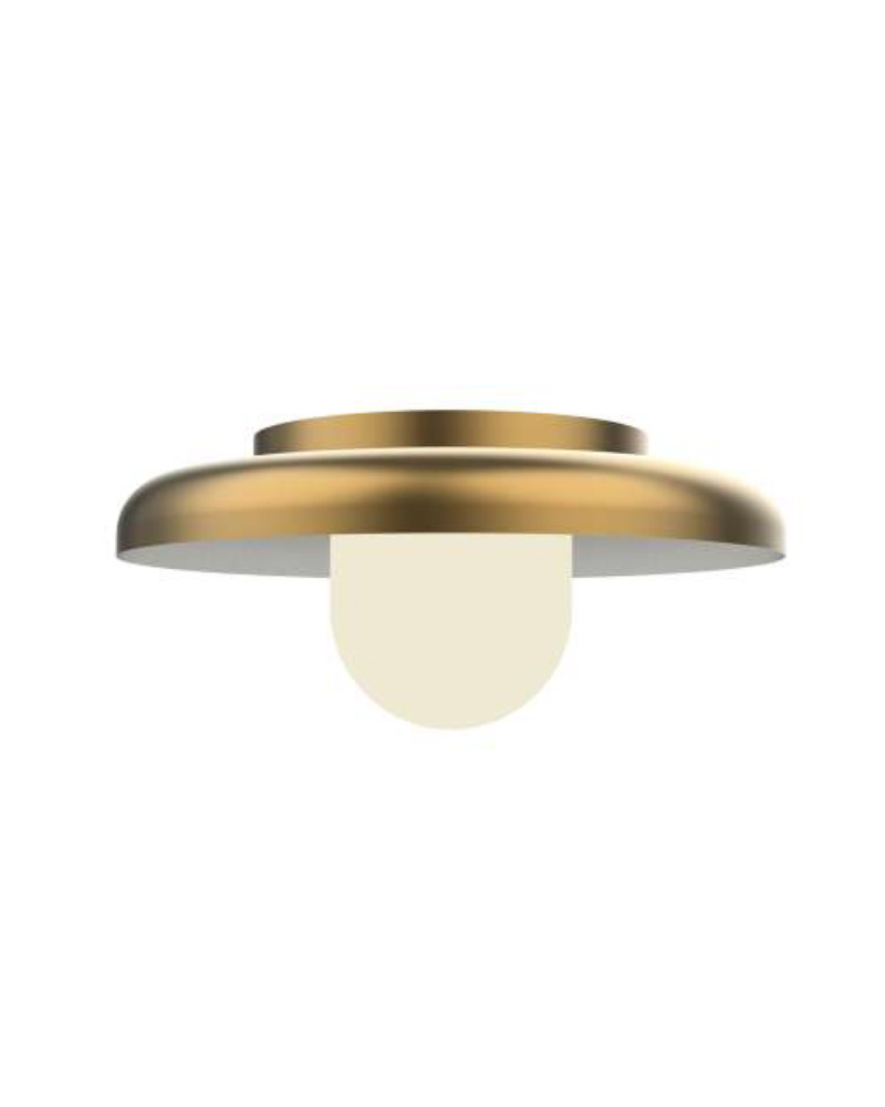 Flush Mounts Aged Gold