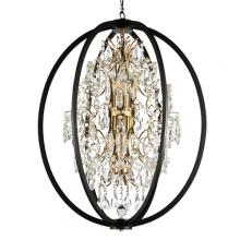 Vinci Lighting Inc. C10821-24AB/BK - Chandelier Aged Brass