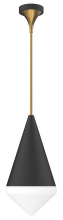 Vinci Lighting Inc. P1425-BK/AB - Pendents Aged Brass / Black