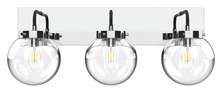 Vinci Lighting Inc. VL1718-3CH/BKCL - Vanity Lights Chrome / Black