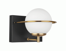 Vinci Lighting Inc. WS1002-1ABBK - Wall Scones Aged Brass / Black