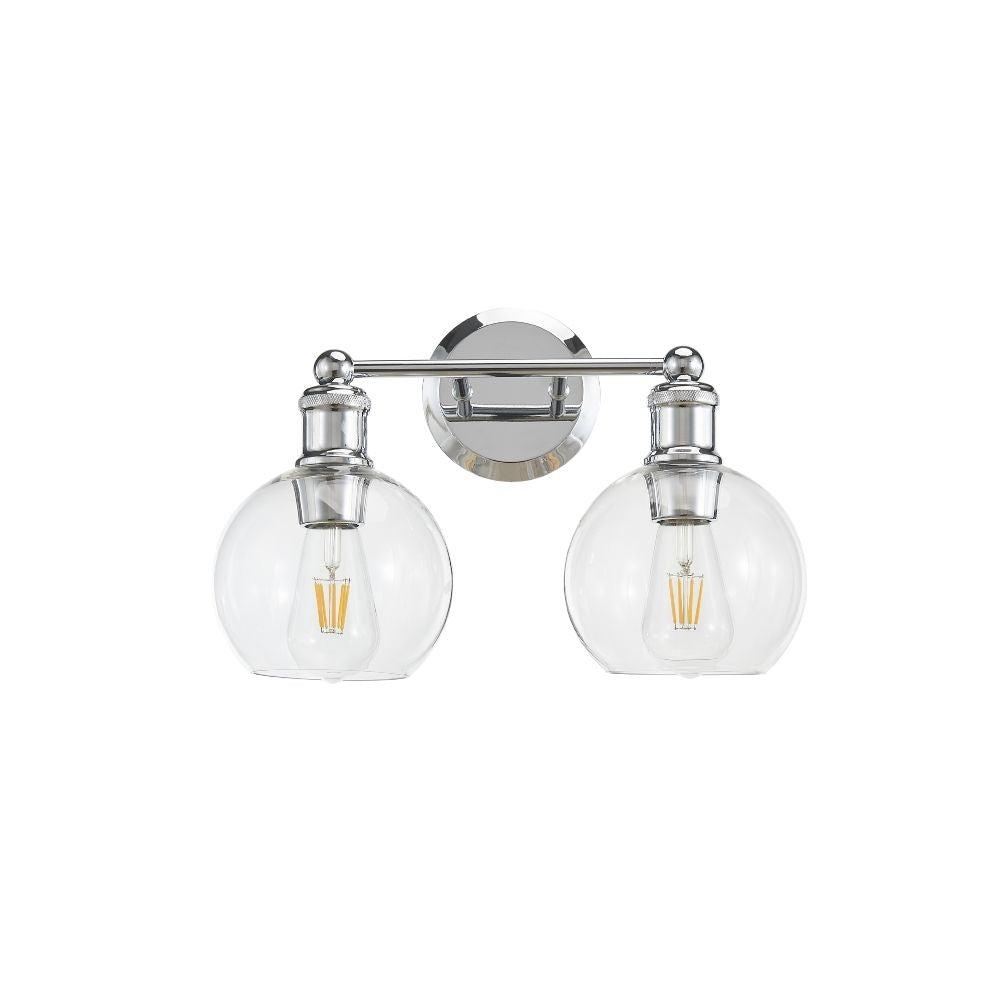 Avista Ash Vanity Wall Light 2-Light Chrome