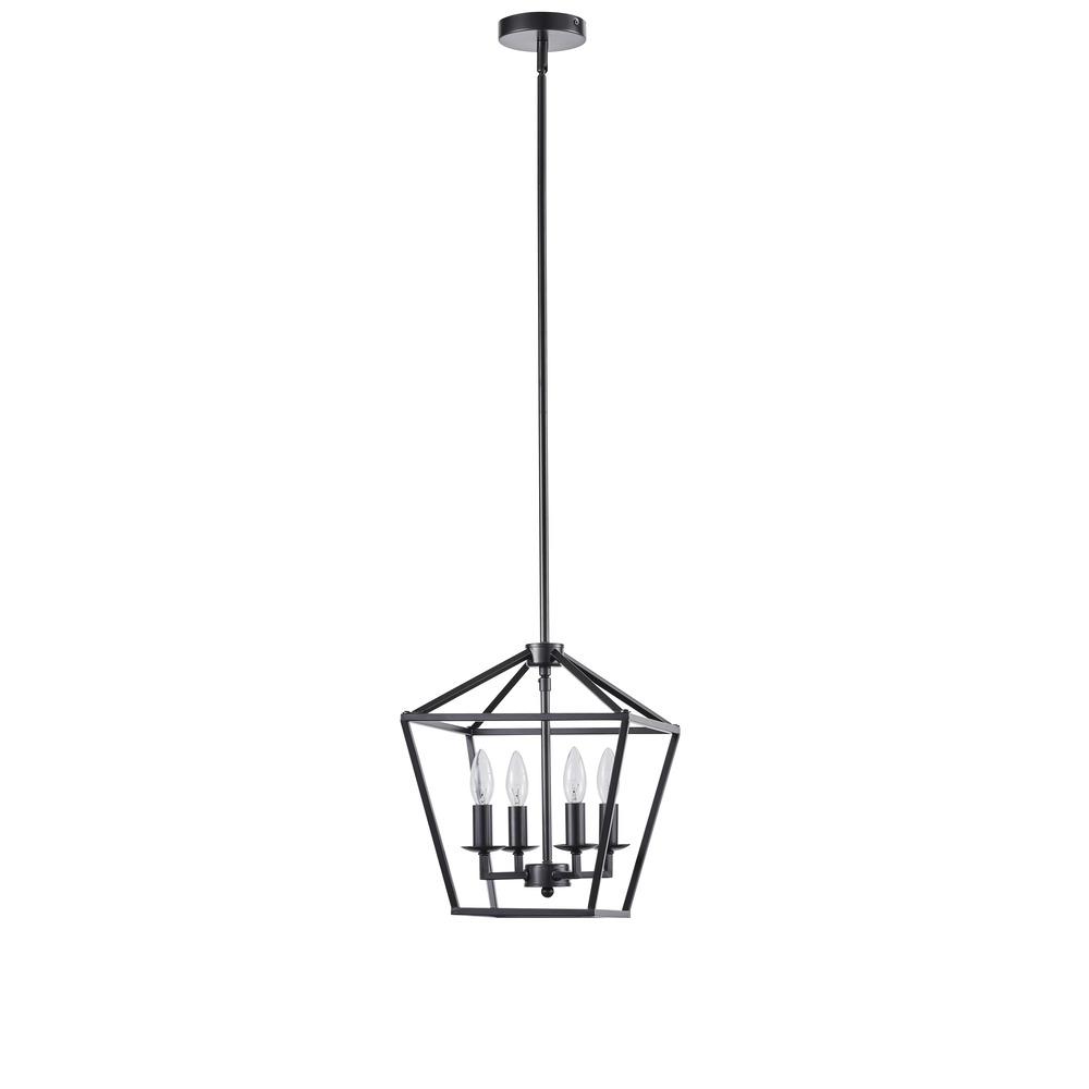 Avista Stratford Pendent 4-Light Black