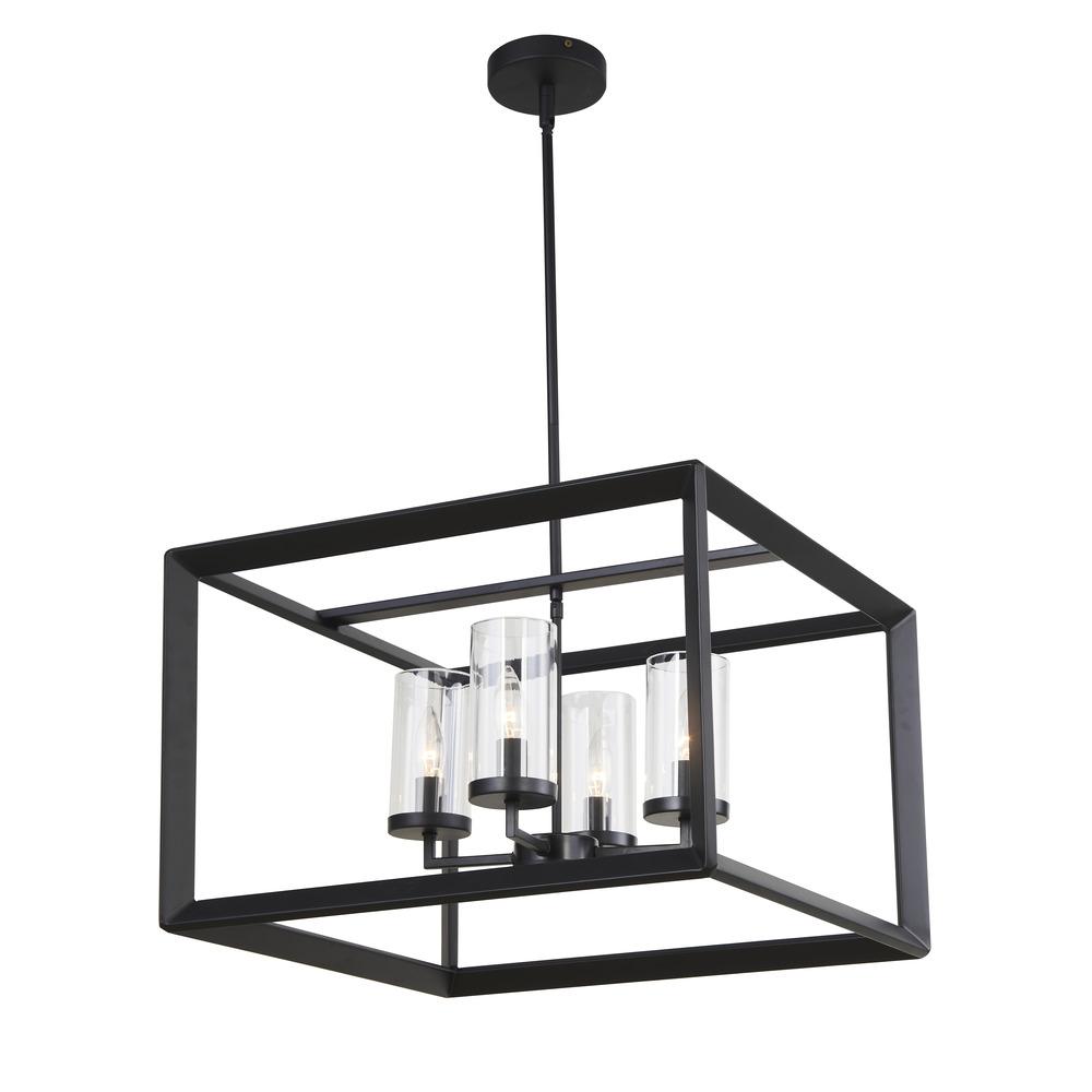 Avista Metro 21" Chandelier Black