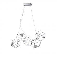 Avista Lighting Inc A1891CH - Avista Cube Chandelier 33" Chrome -LED