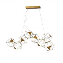 Avista Lighting Inc A1892GD - Avista Cube Chandelier 50" Gold -LED