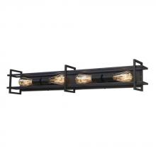 Avista Lighting Inc A4736BK - Avista Korson 36" 4- Light Black Vanity Wall Light