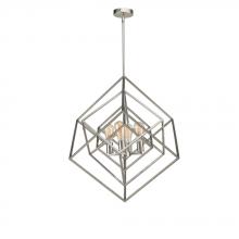 Avista Lighting Inc A5924BN - Avista Geometric 24" Chandelier Brushed Nickel