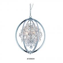 Avista Lighting Inc A7254CH - Avista Belair Chandelier 18" Chrome