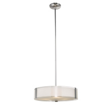 Avista Lighting Inc A98053S-11 - Avista Urban Pendant Round 3-Light Brushed Nickel