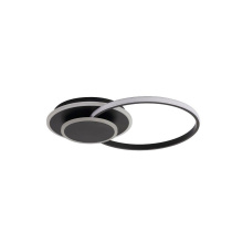 Avista Lighting Inc F2612BK - Avista Noah Flush Mount Black -LED