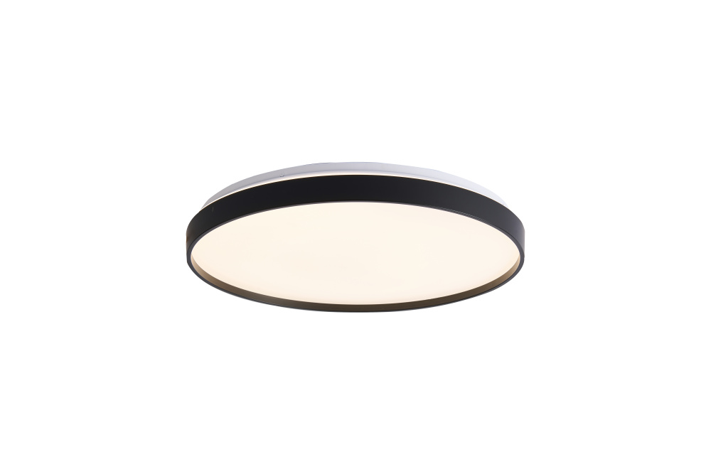 Vienna Flush Mount Black Finish