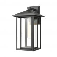 Lit Up Lighting LIT63192BK-CL - 17" Aluminium+Iron 1x60W Outdoor/Indoor Wall Light