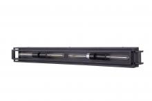 Lit Up Lighting LIT8123 BK+MC - 40" 4x 60W E26 W rectangular Vanity light in black finish