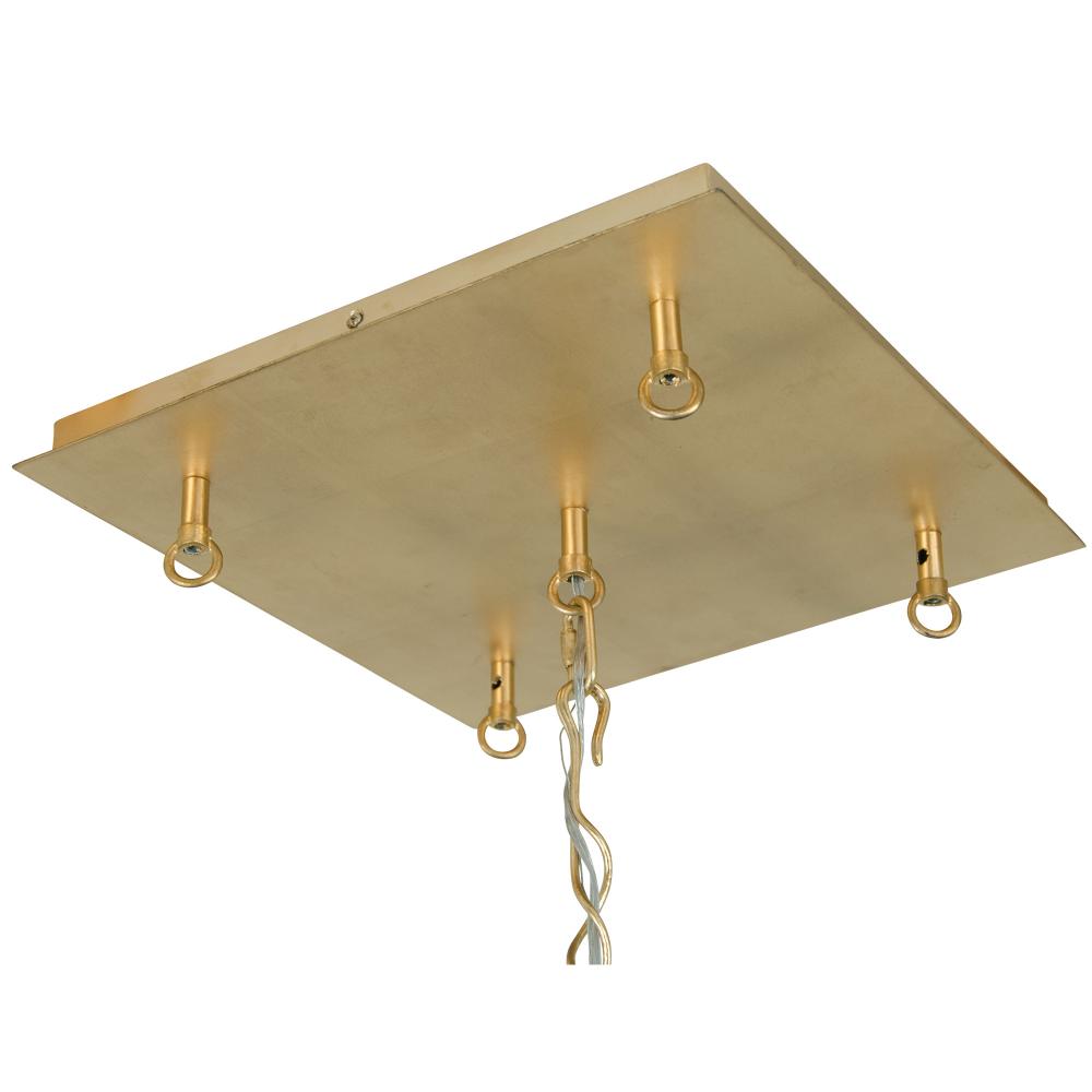 Square 5-Port Canopy - Gold