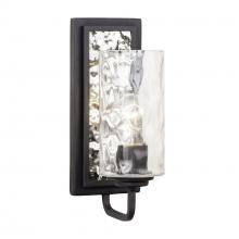 Varaluz 371W01CBPS - Hammer Time 1-Lt Sconce - Carbon/Polished Stainless