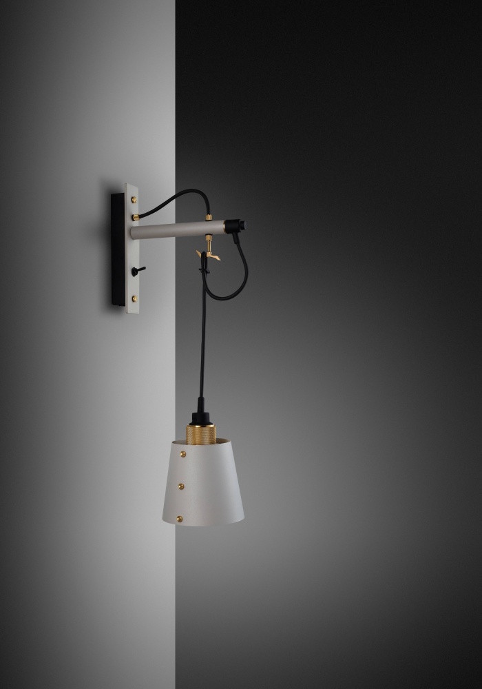 HOOKED WALL / CROSS / SMALL / STONE / BRASS