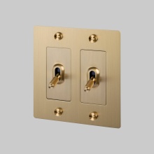 Buster and Punch NTG-053822 - 2G TOGGLE / CROSS / WITHOUT LOGO / BRASS