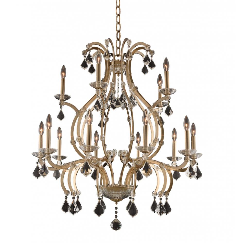 Duchess (10+5) Light 2 Tier Chandelier