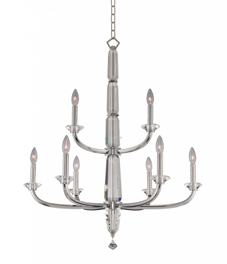 Palermo (6+3) Light 2 Tier Chandelier