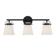 Savoy House 8-1627-3-BK - Kaden 3-Light Bathroom Vanity Light in Matte Black