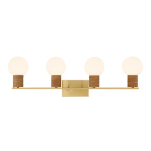Savoy House 8-4081-4-322 - Jarrell 4-Light Bathroom Vanity Light in Warm Brass