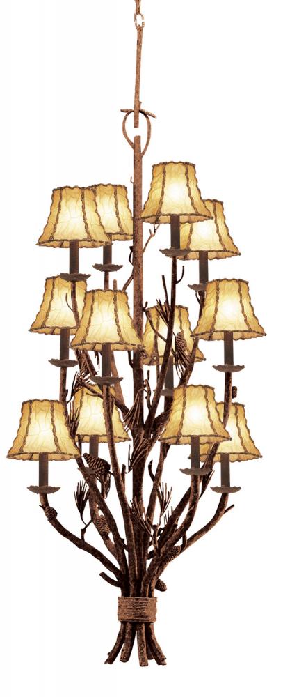 Ponderosa (4+4+4) Light 3 Tier Foyer