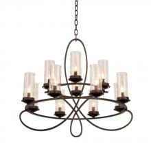 Kalco 2675PS/1100 - Grayson 12 Light Chandelier