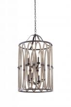 Kalco 500253FG - Belmont 8 Light Foyer