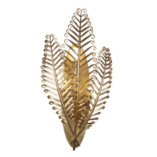 Kalco 528221MG - Fern 11.5-in 3 Light (40-watt) Modern Gold Wall Sconce