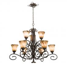 Kalco 5535TO/1404 - Amelie 9 Light Chandelier