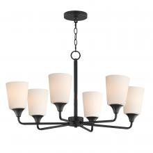 Maxim 12876SWBK - Hudson-Single-Tier Chandelier
