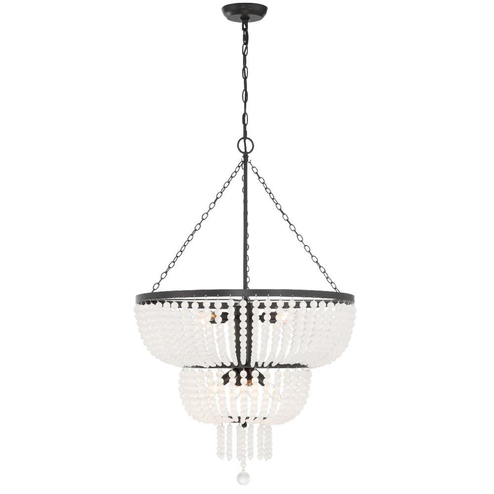 Rylee 24.75'' Matte Black Chandelier