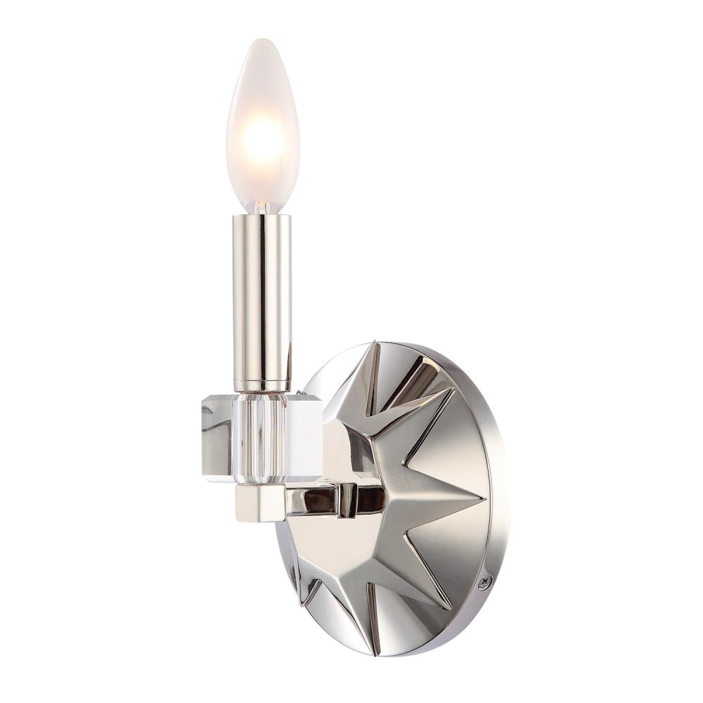 Carson 5'' Polished Nickel Sconce