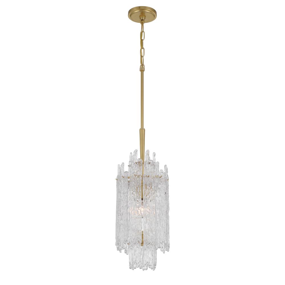 Libby Langdon Ackerly 8.5'' Aged Brass Chandelier