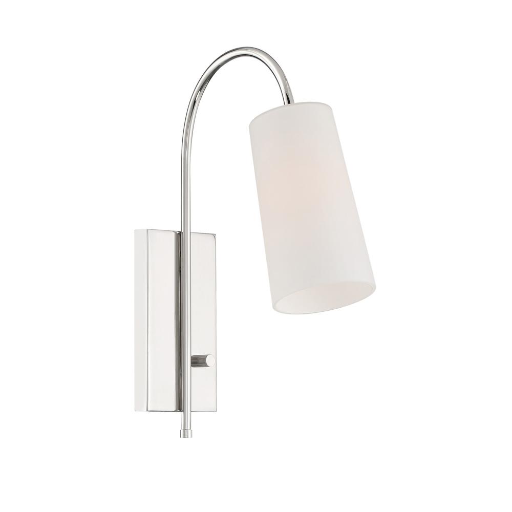 Alexa 5'' Polished Nickel Task Sconce