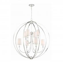 Crystorama 2246-PN - Libby Langdon Sylvan 40'' Polished Nickel Chandelier