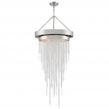 Crystorama CLA-A3207-PN-CL-MWP - Clarksen 26'' Polished Nickel Chandelier