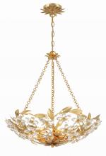 Crystorama MSL-306-GA - Marselle 24'' Antique Gold Chandelier