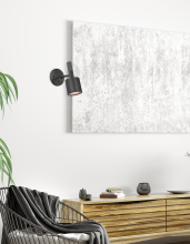 Dainolite RHS-1W-MB - 1LT Wall Sconce, MB w/ FR Diffuser