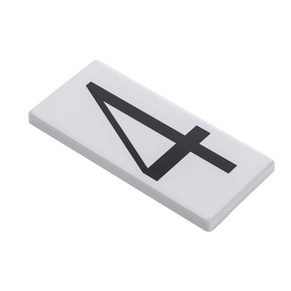 4 PLASTIC ADDRESS TILE FOR ADR-100