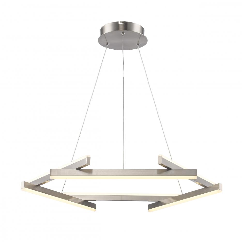 Celestia Chandeliers Brushed Nickel