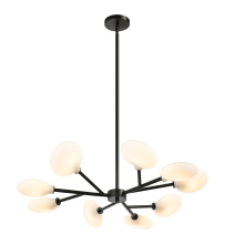 Matteo Lighting C33709MB - Peony Pendant Matte Black