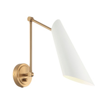 Matteo Lighting S08021AGWH - Butera Wall Sconce