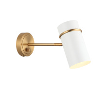 Matteo Lighting S17711AGWH - CILINDRO Wall Sconce