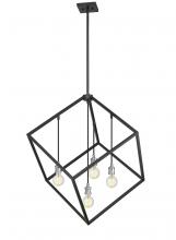 Z-Lite 478P34-MB-BN - 4 Light Chandelier