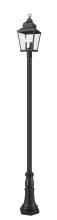 Z-Lite 5029PHBR-518P-BK - 3 Light Outdoor Post Mounted Fixture