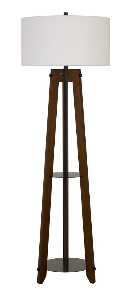 150W 3 Way Bilzen Ash Wood Tripod Floor Lamp