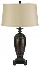 CAL Lighting BO-2230TB - 150W 3 way Biloxi resin table lamp