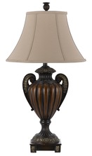 CAL Lighting BO-2265TB - 150W 3 way Galena resin table lamp